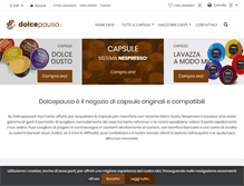 Tablet Screenshot of dolcepausa.it